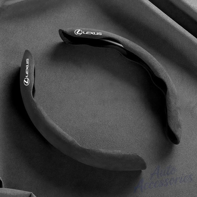 Suede Car Steering Wheel Cover Booster Non-slip Cover For Lexus ES300 IS300 IS350 ES250 ES350 IS250 CT200H GS350 NX200 Accessory