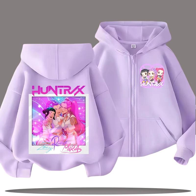 2026 Nová chlapecká mikina Zipová mikina Dětský top Mikiny na zip Saja Chlapci Kpop Mikina Lovci démonů Dětské oblečení Dívka