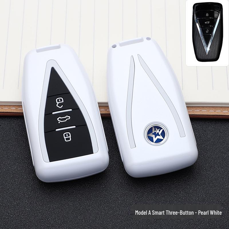 Stylish Car Key Bag for Venucia Key Cover Modification with Buckle Remote Shell and Personalized Design