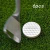 6Pcs Flat Golf Swing Balls Practice Portable Adult Golfer Gift Training