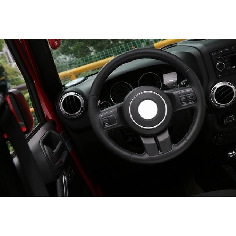 Steering Wheel Center Bigger Ring For Jeep Wrangler JK Compass 2011+ Accessories