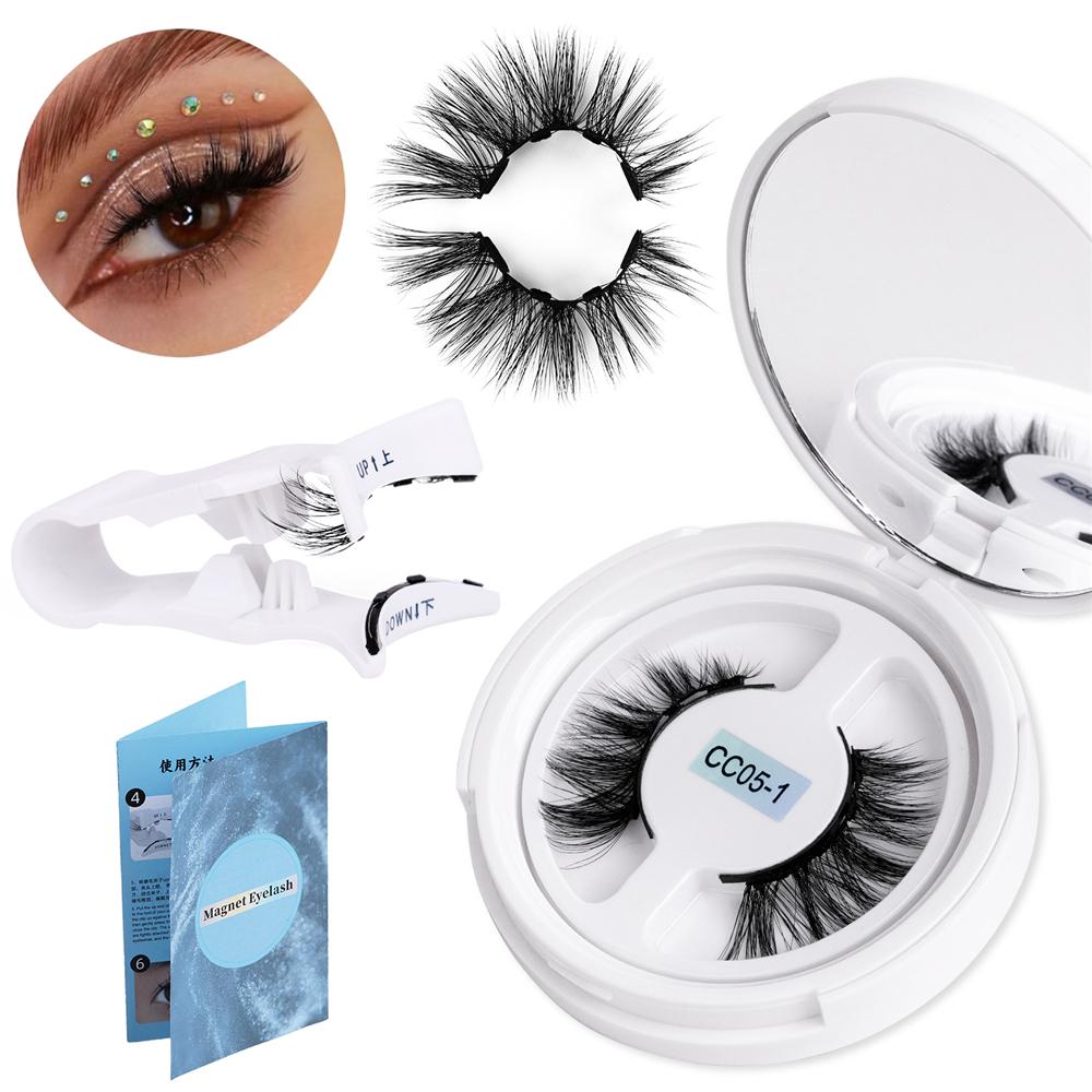 No Glue Needed Magnetic Lashes Kit Adjustable Curvature Magnetic Eyelashes