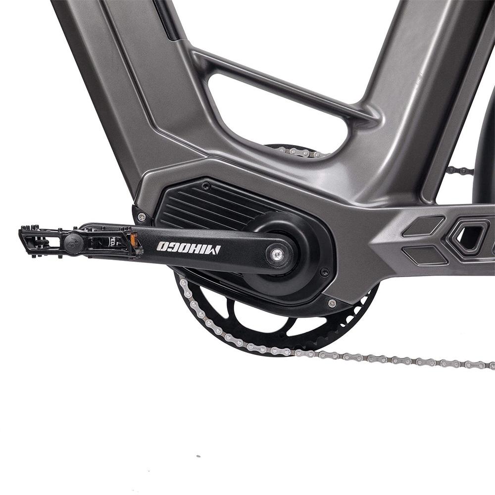 E-Bike Erwachsene MIHOGO 26" 750W Motor Carbonfaser E-Bike 48V 19.2AH Max. Reichweite 200Km Last 120Kg Luft