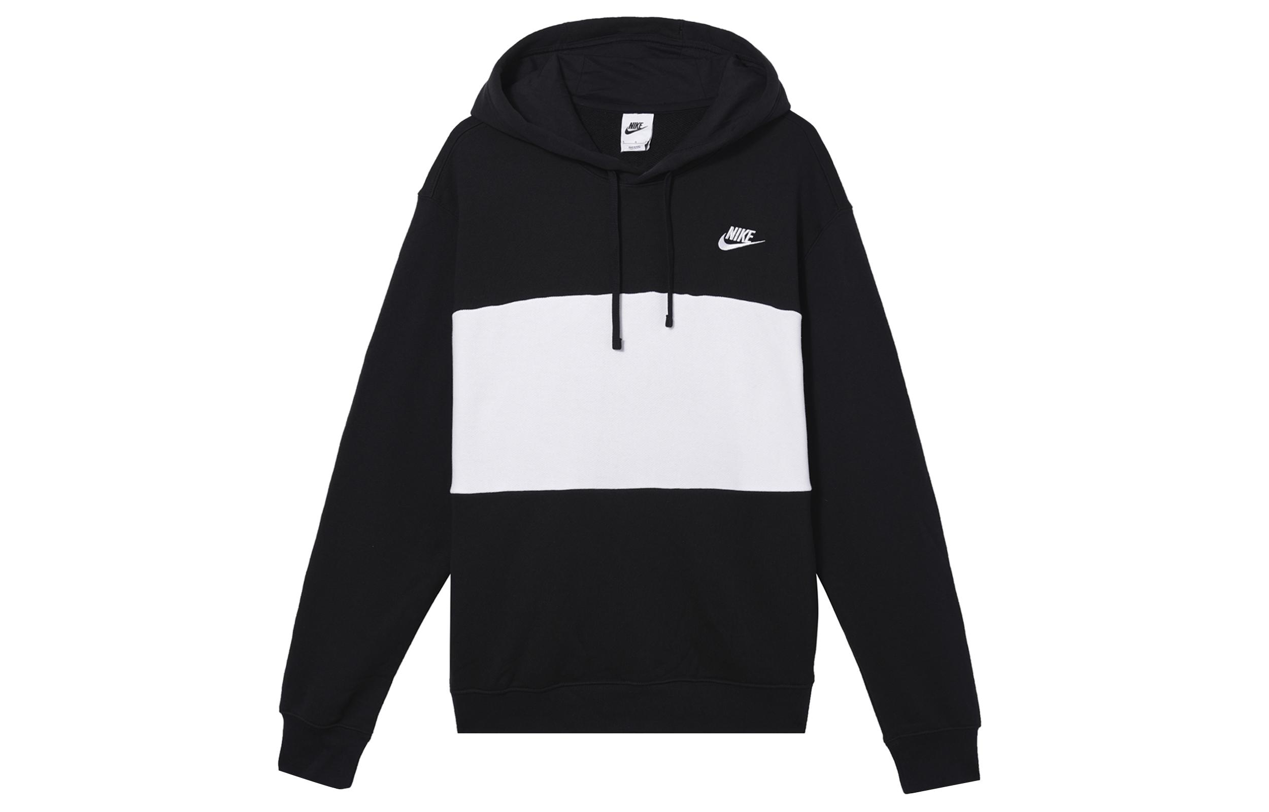 Nike Sweatshirts Men s Black Hooded Moderate Regular FB7416-010 S