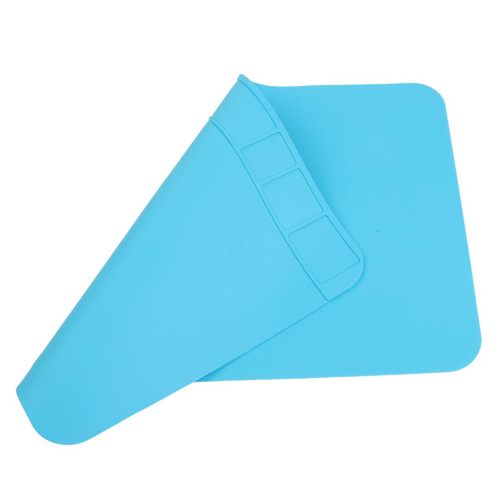 Pad Heat Insulation Mat Sections Design 1-2mm Thickness Silicone Soldering Accessory Station Desk Pad Dustproof