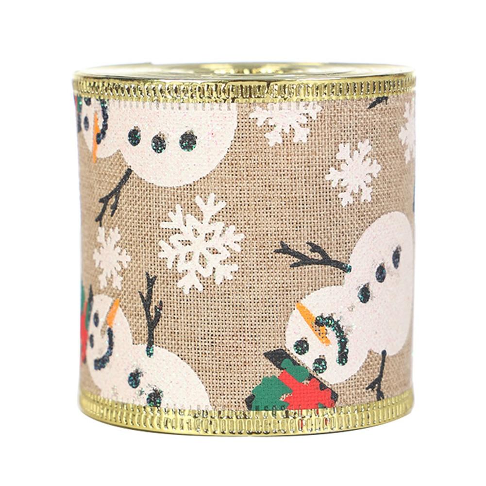 

Гибкая лента из имитации льна длиной 6 м для деревенского акцента в рукоделии 4