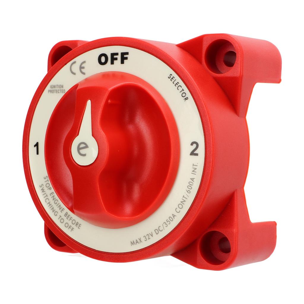 Battery Disconnect Switch Cut Off Power Kill Isolator 3 Levels 350A 32V DC for RV Marine Boat