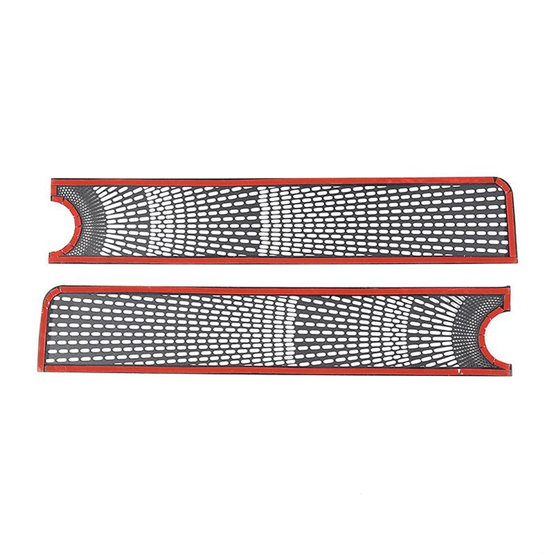 For INEOS Grenadier 2020-2025 Stainless Steel Black Car Instrument Panel Air Outlet Anti Blocking Mesh Cover Car Accessories
