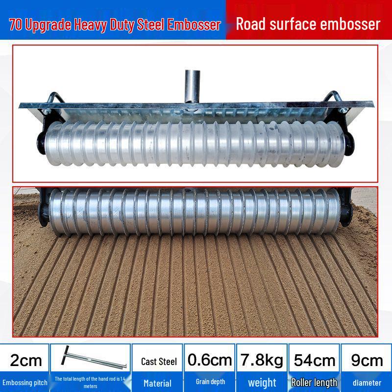 Concrete Pavement Texturizer and Anti-Slip Groover Roller Machine