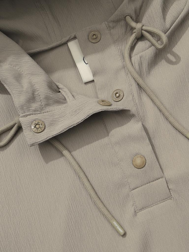 NORDISK Crinkle Hoodie Dress - W_Beige