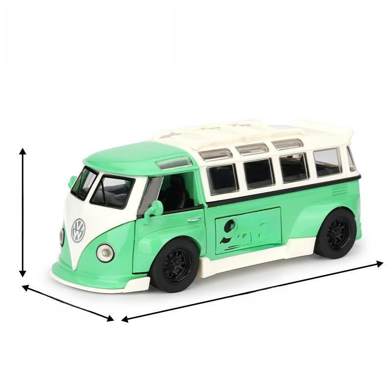 Alloy Car Model Volkswagen T1 Classic Bus With Opening Doors For Collectors
