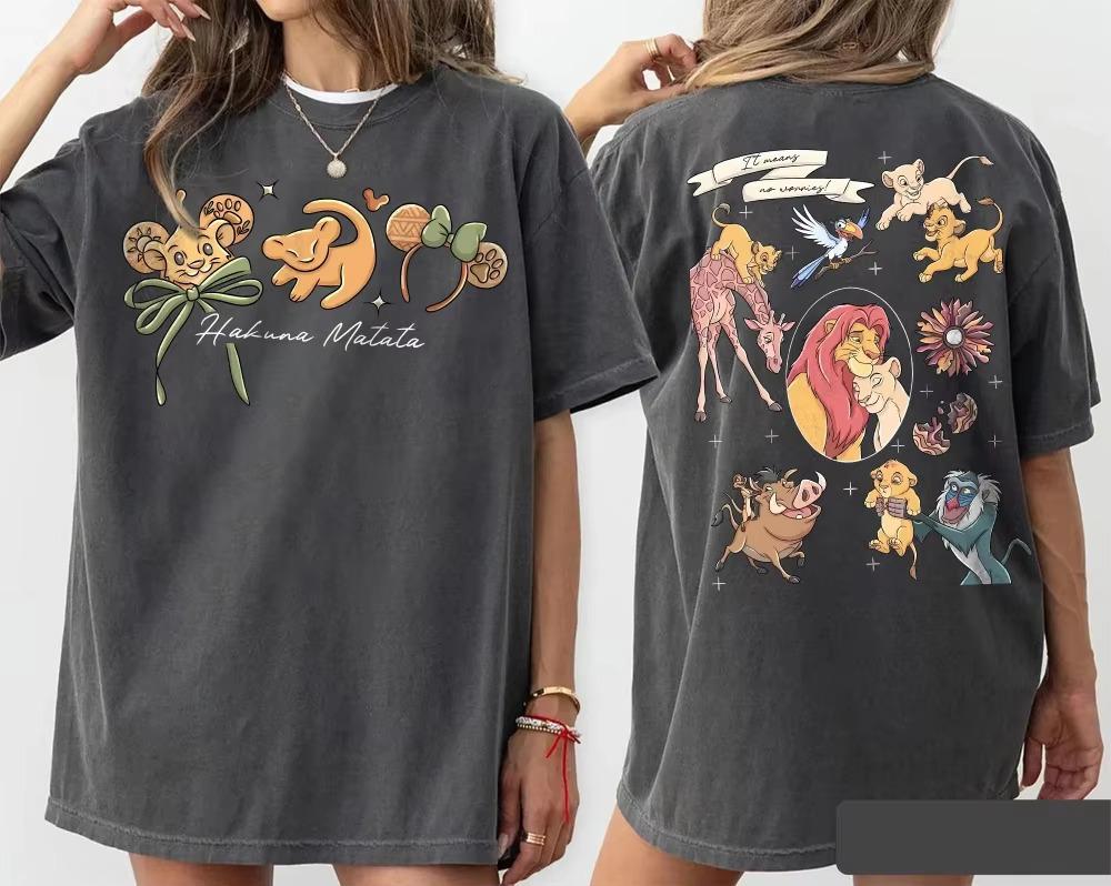 Lion King Simba Nana Tshirt Animal Kingdom Tshirt Magic Kingdom Holiday Tshirt For AdultsKids