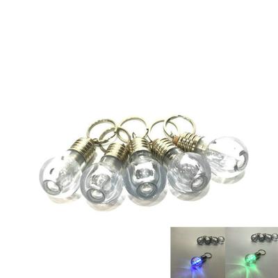 Fahsion Kleurrijke veranderende LED-zaklamp Mini lichtgevende gloeilamp sleutelhanger Creatief speelgoed cadeau