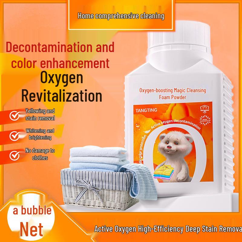 Powerful Stain Remover & Whitening Bleach for Shoes and Colored Clothes