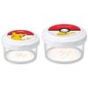 Food Container, Storage Container, Lunch Box, Pokemon Monster Ball, S/M, Set of 2, Made In Japan, RFC2S-A