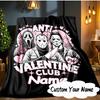 Custom Name Ghostface Horror Theme Blanket  Ideal Bedding Blanket Perfect for Travel, Camping, Living Rooms, Offices, Sofas, Fan Christmas Gift