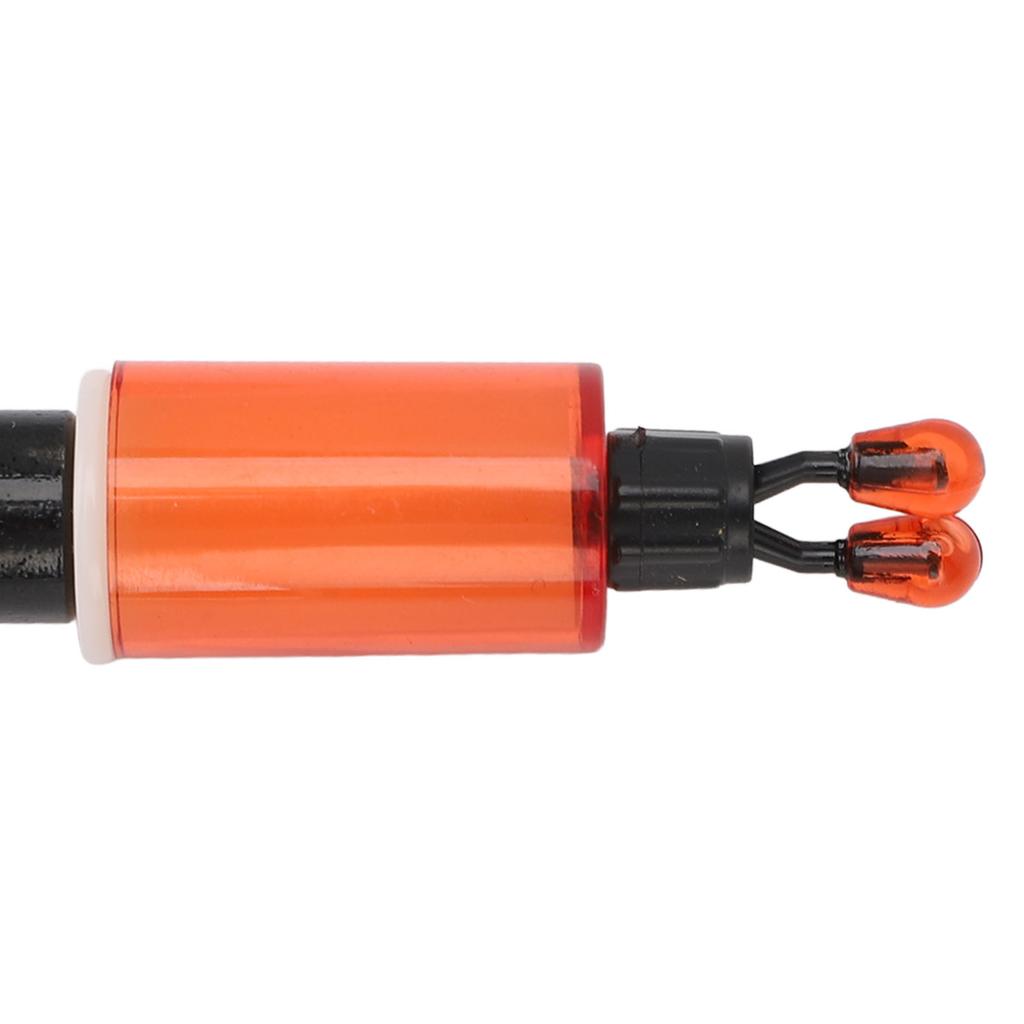 2PCS Fishing Alarm Hanger ABS Stainless Steel Portable Fish Bite Bait Alarm Bite Indicator Carp Fishing Chain for Outdoor Red