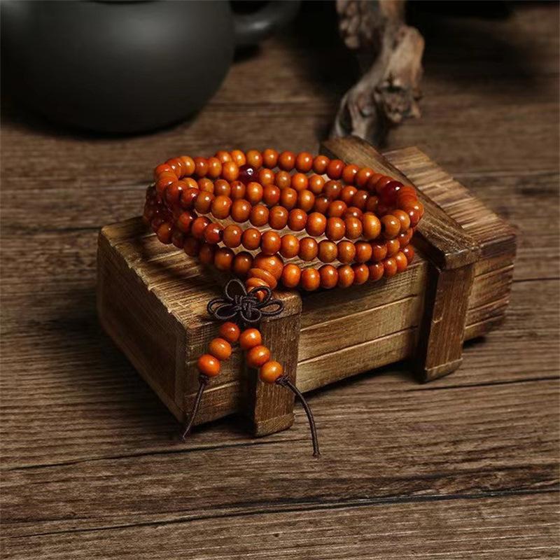 Mode dubbellaags armband met kralen, meerrings gebedskralen voor zowel mannen als vrouwen, 108 kralen voor de gebedshanger.