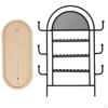 Jewelry Storage Rack Earrings Holder with Tray Countertop Desktop Modern Display Stand for