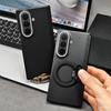 Applicable To Samsung Zfold1ultra Magnetic Mobile Phone Case Center Shaft Hinge Fold1 Light and Thin Carbon Fiber Pattern  Case