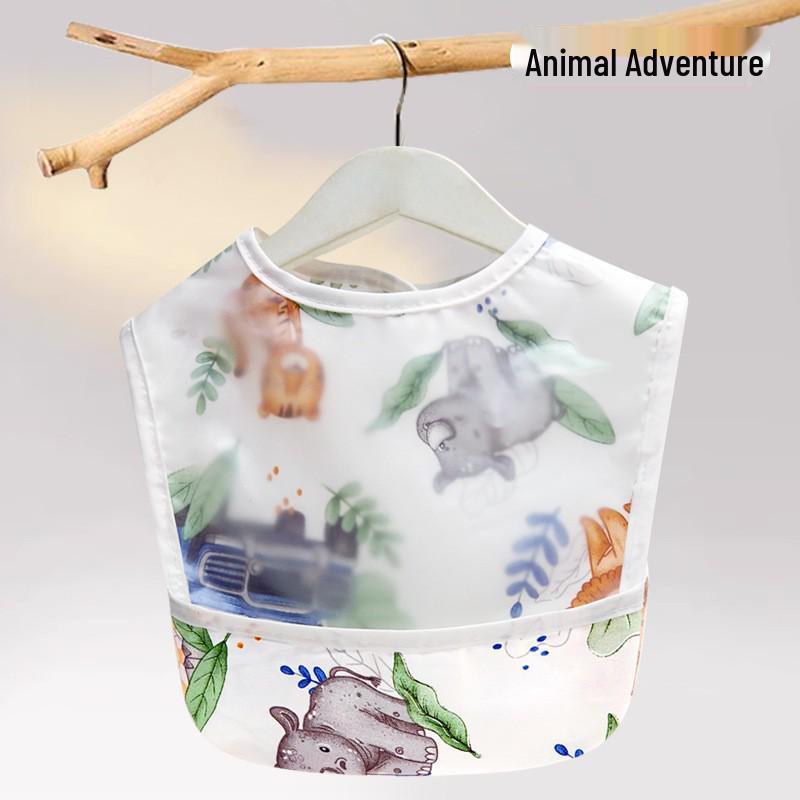 Waterproof Summer Baby Bib - Sleeveless Anti-Dirt Food Smock for Boys and Girls