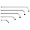 Stainless Steel Shower Head Extension Arm Wall Mounted Tube Rainfall Shower Head Arm for Bathroom Home Accessories