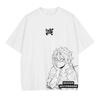 Anime Inosuke Tshirts Oversized Vintage Washed KKimetsu No Yaiba T Shirt Tanjirou Zenitsu Kyoujurou Tops Tees Man  Cotton