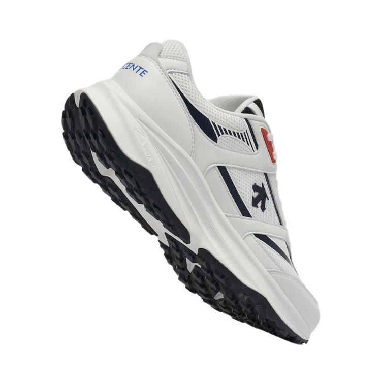 DESCENTE Retro Running Shoes Comfortable Shock Absorption Rebound Sports Casual Shoes Men Sneaker White D4331LSN30-WT