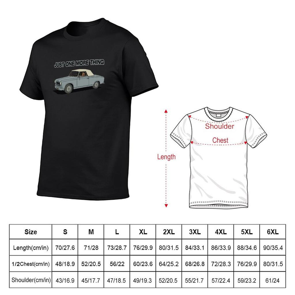 New Columbo driving - Just one more thing T-Shirt plus size t shirts vintage t shirt mens funny t shirts