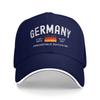 Germany Flag Deutschland football Accessories Men Women Baseball Cap  Dad Hat Casual Daily Headwear Adjustable Sun Cap