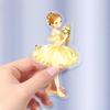 50pcs Ballet Girl Transparent Stickers - Waterproof PET Stickers for DIY Diaries and Notebooks