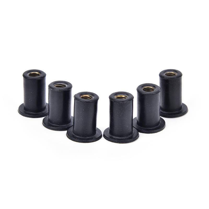 6Pcs M5 Rubber Grommet Well Nuts Blind Fastener Windscreen Kayak Accessories