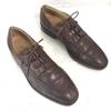 90s Gravati Handmade Leather U-Tip Dress Shoes 11M 28.5-29cm Brown