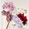 Iron Wire Inner Lining Artificial Butterfly Orchid Fake Phalaenopsis Flower  Wedding Decoration