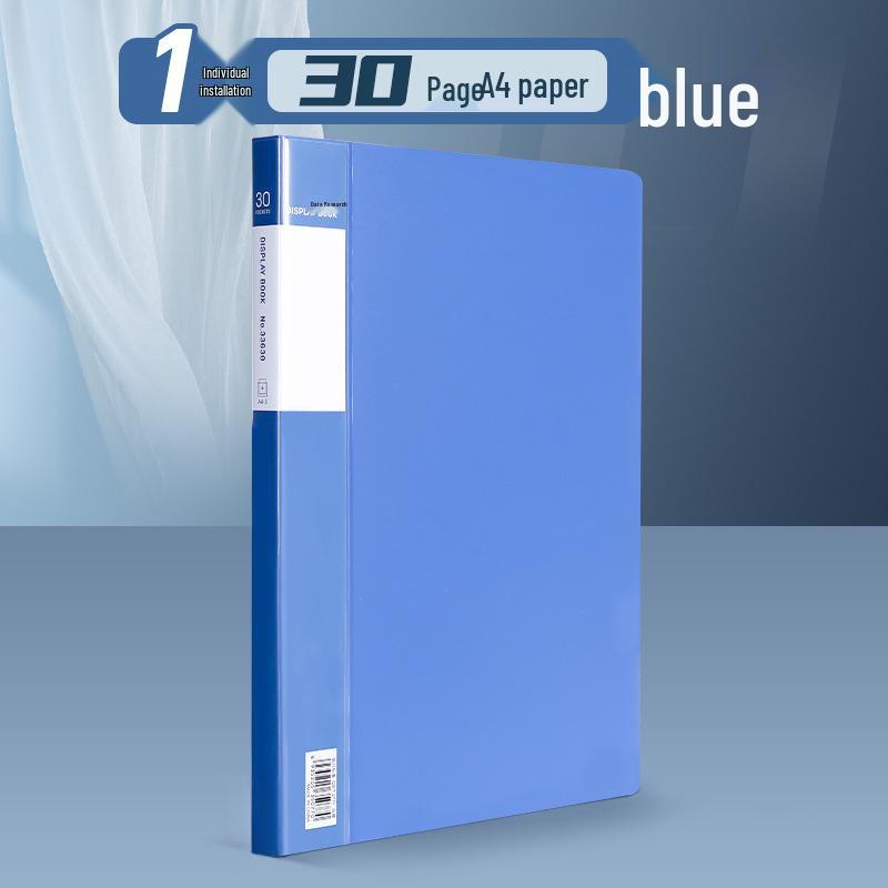 A4 Transparent Document Holder - Office File Folder & Test Paper Storage Clip