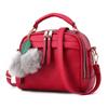 Female Shoulder Bags Ladies Party Crossby Bag Fashi Tassel Messenger Bags With Ball PU Leather Small Handbag For Women Girl