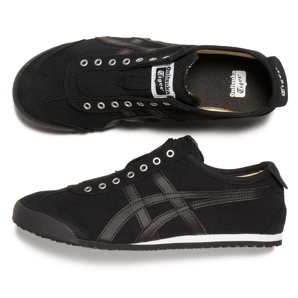 Onitsuka Tiger MEXICO 66 Size Cm SLIP-ON Sneakers, Black/Black, 23.5