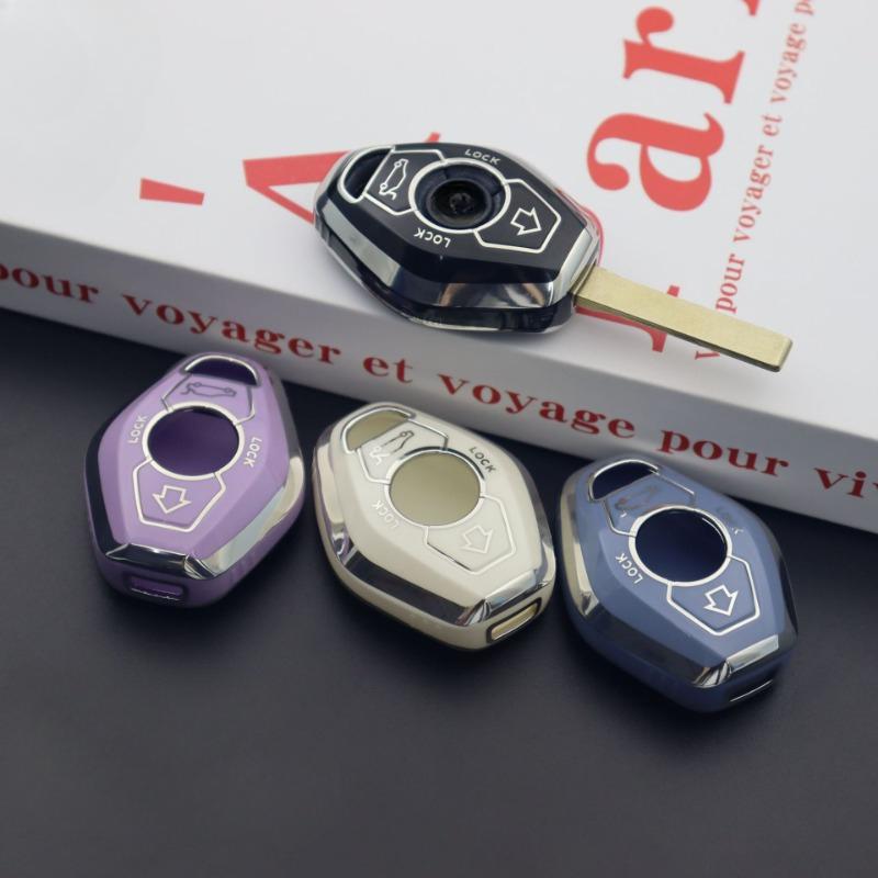 Tpu Car Key Case Cover Protector Shell Fob Holder For Bmw 3 5 7 Series E38 E39 E46 E83 M5 325I X3 X5 Z3 Z4 Accessories