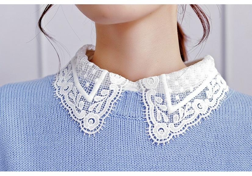 Women's Lace Decorative Fake Collar for All Seasons