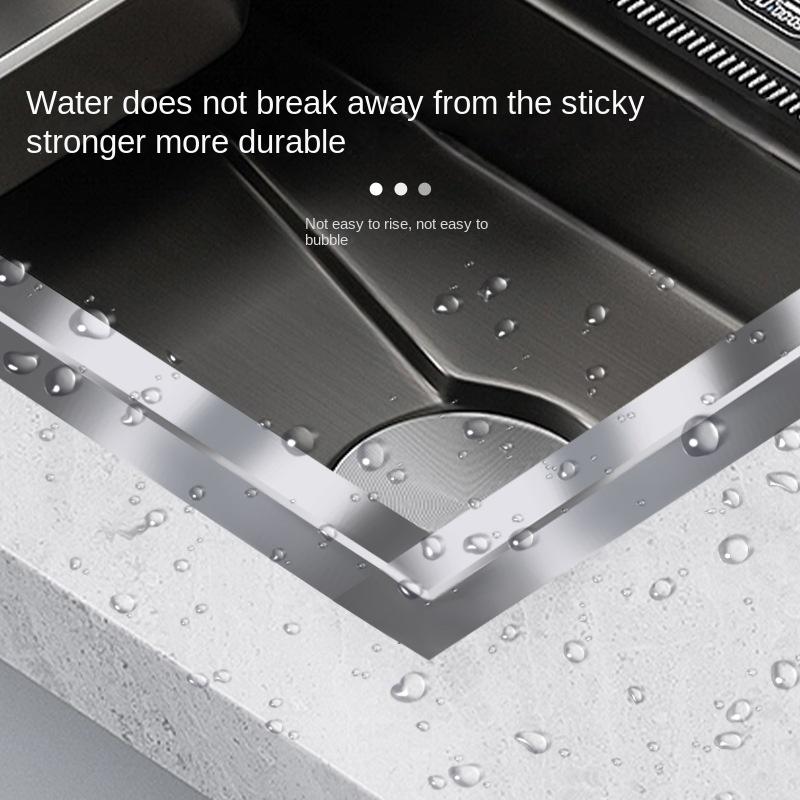 US Sewing Sticker Gas Stove Edge Banding Sink Edge Kitchen Stove Vegetable Washing Pool Waterproof Mildew Proof Gap Sealing Sticker