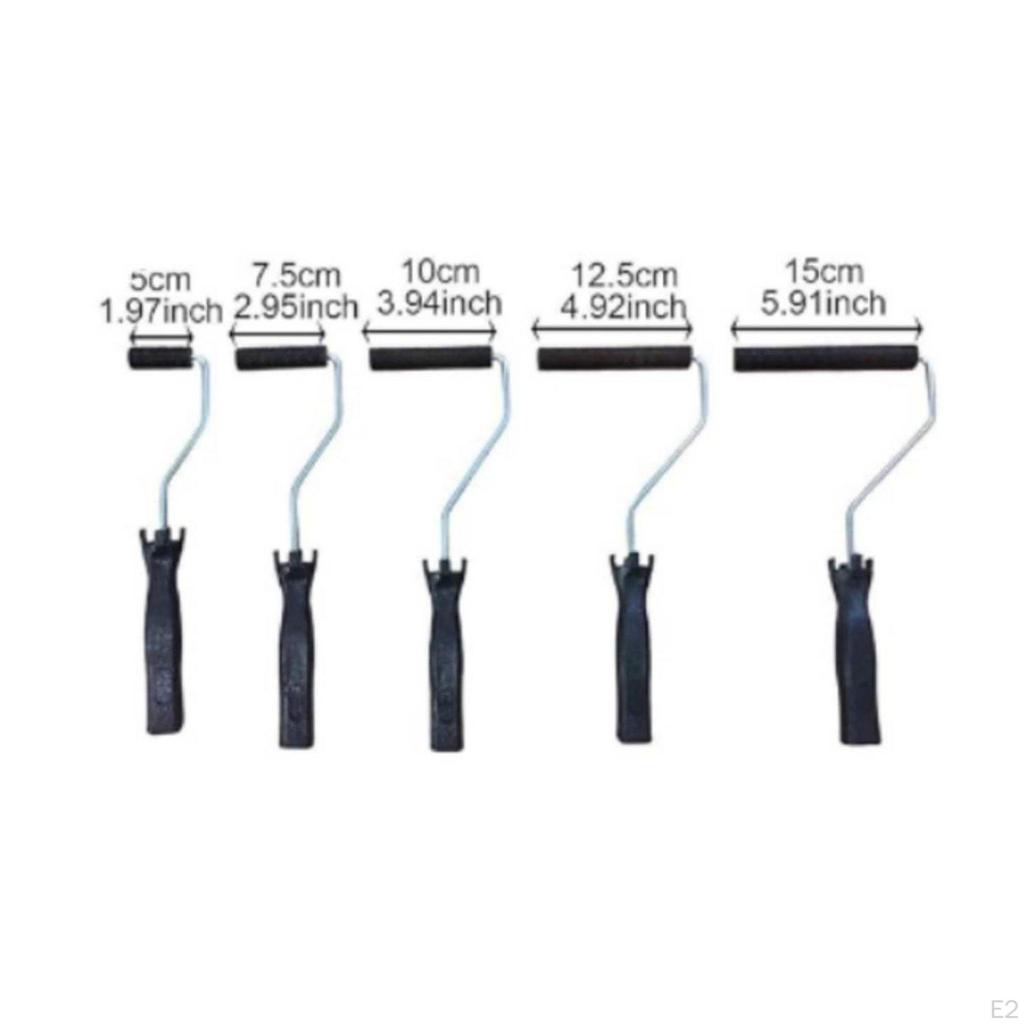 5 Pieces Fiberglass Lamination Roller Finish Laminating Improves Surface