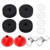 13 Pieces Cymbal Felt Kits Replacement Accessories Percussion Instrument Durable
