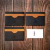 Plum Dot MA2 MA3 Calfskin Saffiano Simple Card Wallet