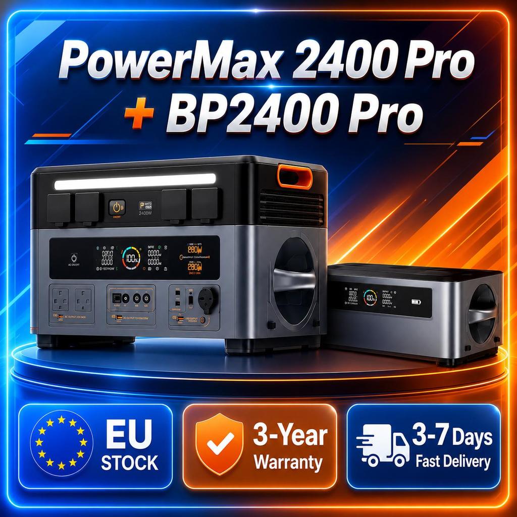 Oscal PowerMax 2400pro Stazione di Alimentazione Portatile 2400 * 2W 3892WH Cella Solare Campeggio all'Aperto Emergenza Domestica Power Bank Mobile