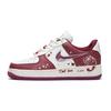 Air Force 1 'Valentine Day' Low Top Skateboard Shoes Women's White Red FZ5068-161(Team196-)