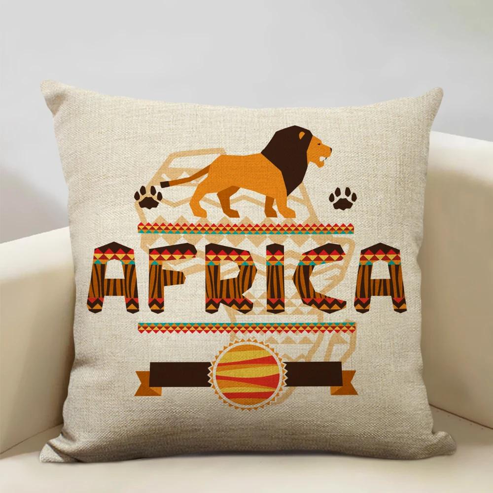 Ethnic Tribe Decorative Throw Pillow Case African Pattern Cushion Cover Home Sofa Decor Pillowcase Universal in All Seasons