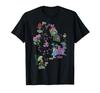Disney Alice In Wonderland Cheshire Cat Paw Print Map T-Shirt