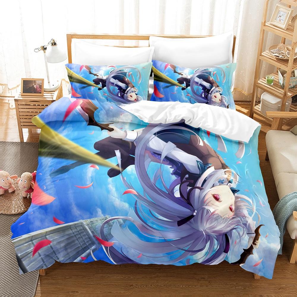 New 3d Print Kawaii Anime Absolute Duo Bedding Set Single Twin Full Queen King Size Bed Set Adult Kid Bedroom Duvet cover Sets