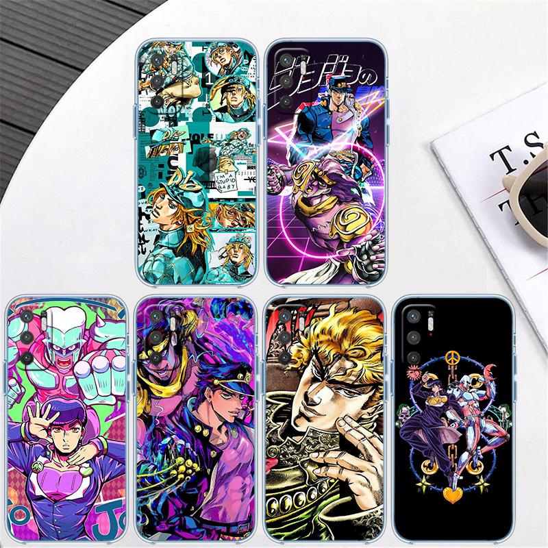 BH31 JoJo's Bizarre Adventure Transparent Phone Case for Motorola Moto G7 G8 G9 G84 G85 G73 G24 G15 Z2 Play Power Plus