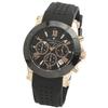 Salvatore Marra Men's Chronograph Business Analog Quartz Watch, Black, Limited Edition (PGBK)